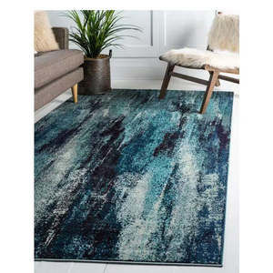 Jardin Lilly Turquoise 3.3 x 5.3 Area Rug